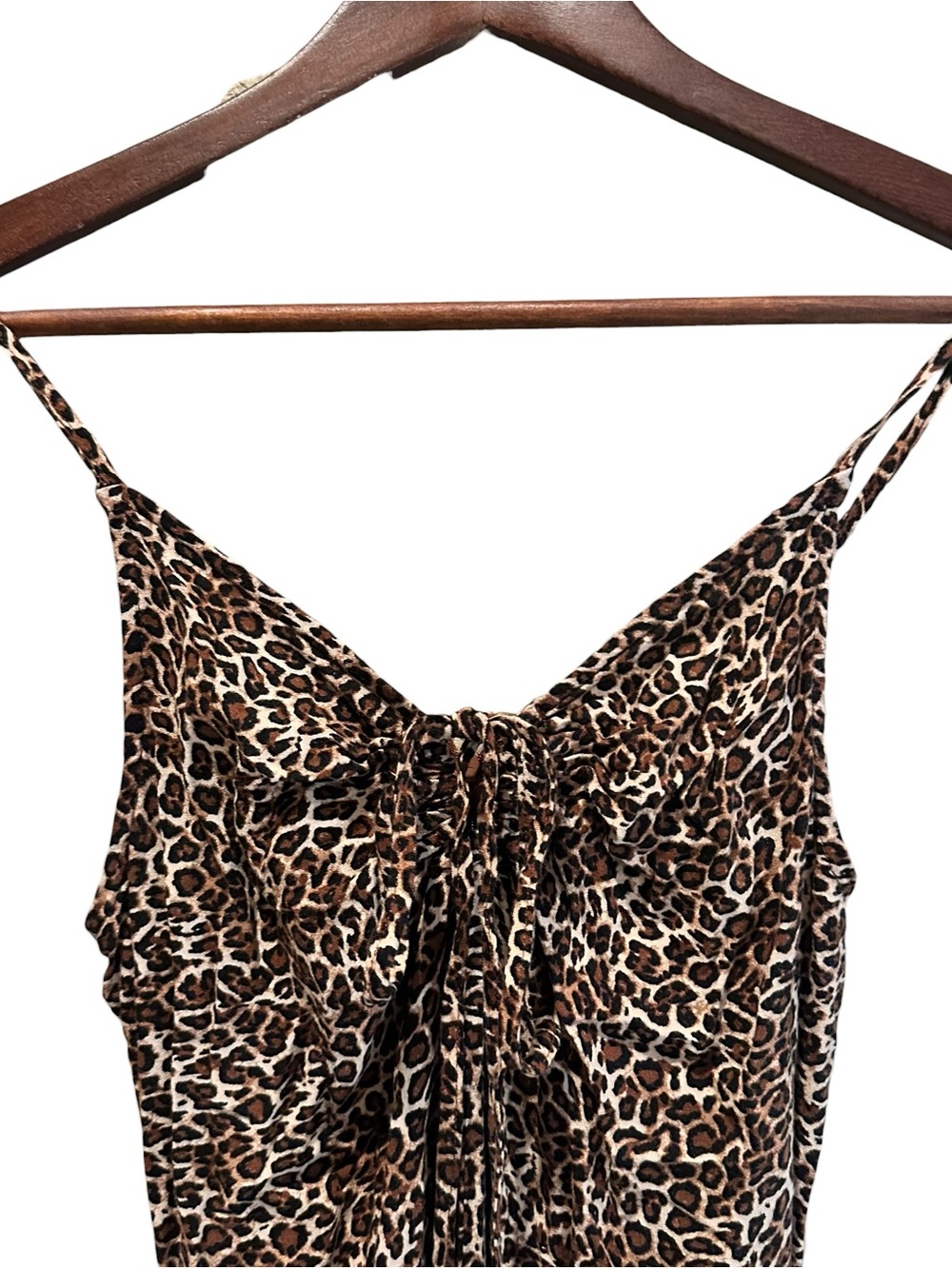 Wild Fable Dress, Women's Size Small, Brown Black, Cheetah Print, Sleeveless - Picture 2 of 8